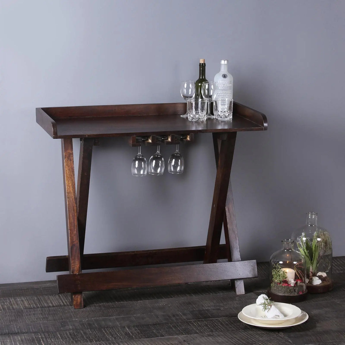 Buy Sandra Solid Wood Bar Table