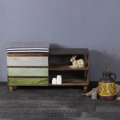 Ava Solid Wood Shoe Rack
