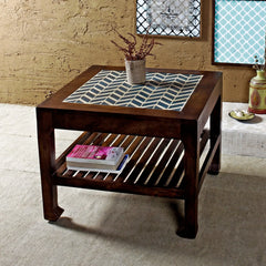 Buy Ashley Cheveron Walnut Coffee Table online