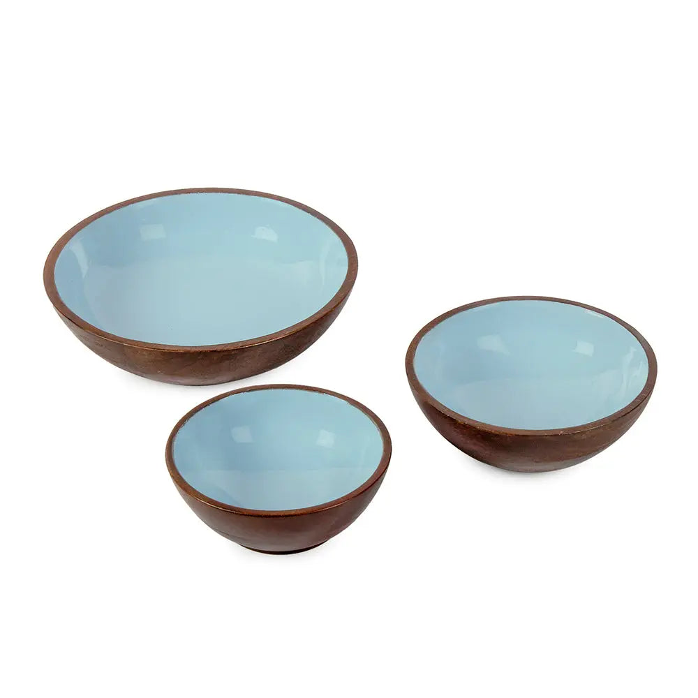 Blueberry Wooden Serving Bowl in 3 Sizes