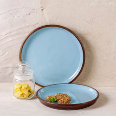 Blueberry Hollow Wooden Serving Plates set of 2