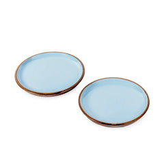 Blueberry Hollow Wooden Serving Plates set of 2