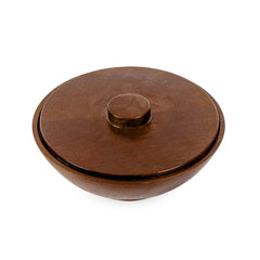Blueberry Flat lid Wooden Bowl