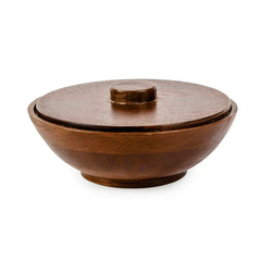 Blueberry Flat lid Wooden Bowl