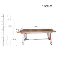Artois Solid Wood Dining Set