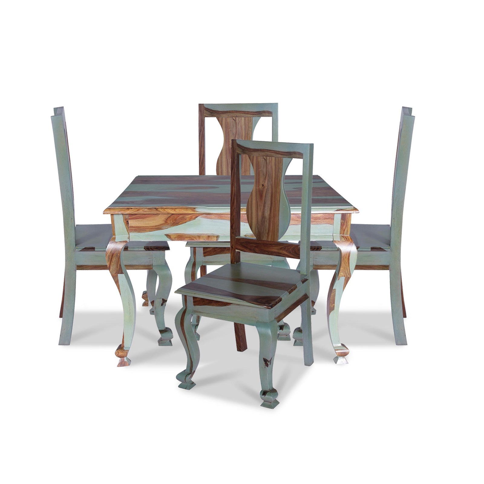Pansy Solid Wood Six Seater Dining Set