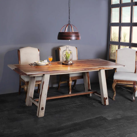 Paloma Solid Wood Six Seater Dining Set