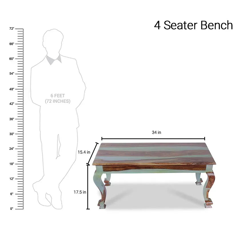 Solid Wood Six Seater Dining Set