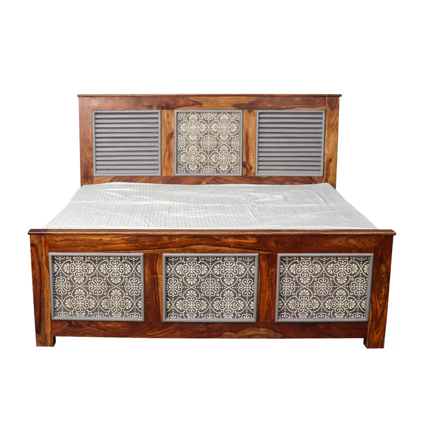 Felice Solid Wood Bed