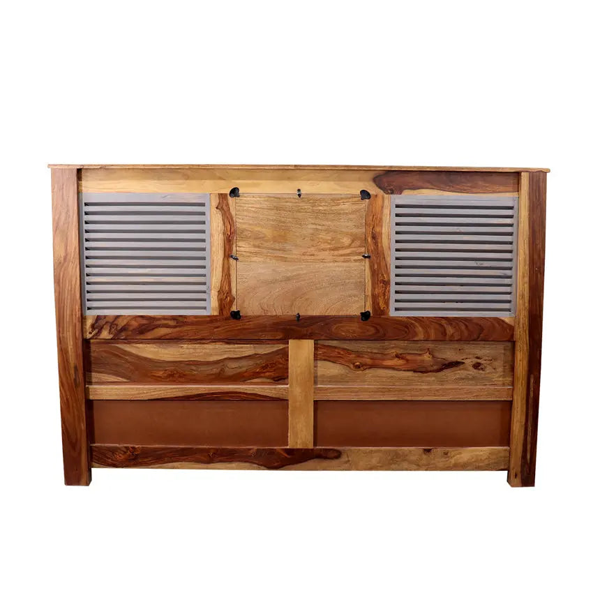 Felice Solid Wood Bed with Hand Painting