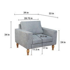 Romane One Seater Sofa