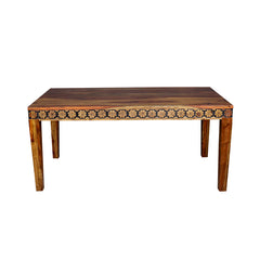 Victoire Solid Wood Six Seater Dining Table