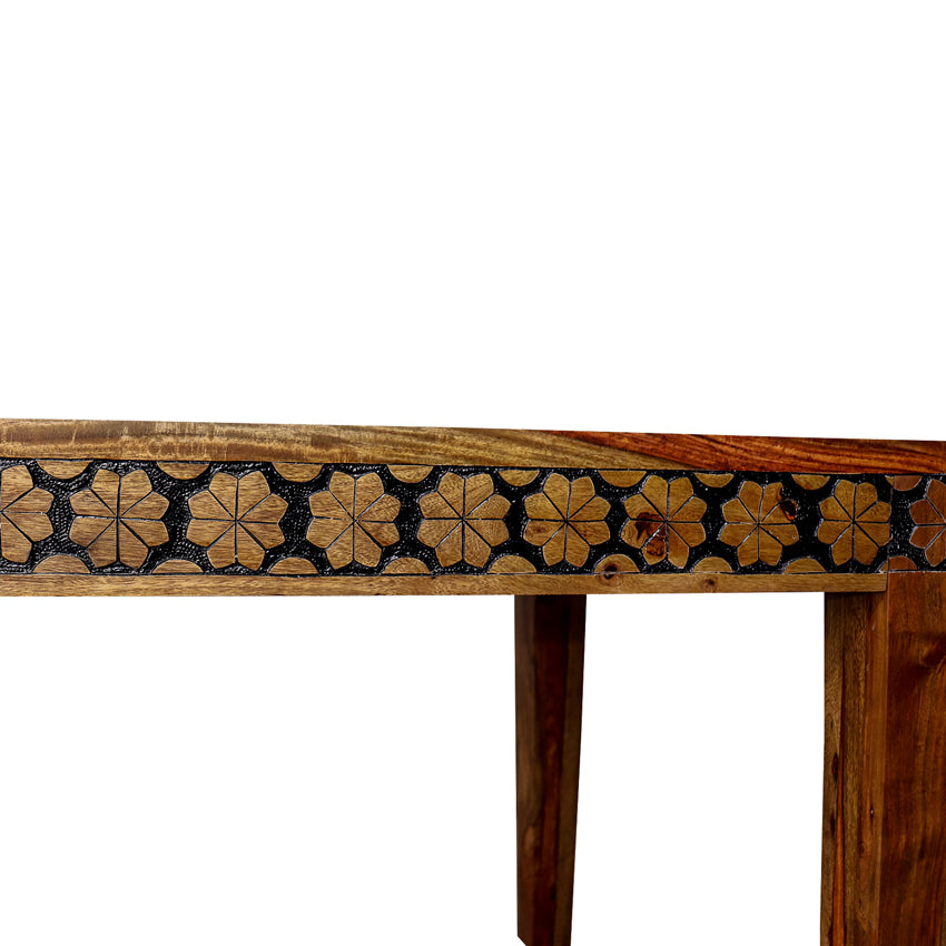 Victoire Solid Wood Six Seater Dining Table