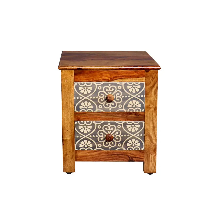 Felice Solid Wood Bedside Table