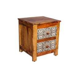 Felice Solid Wood Bedside Table