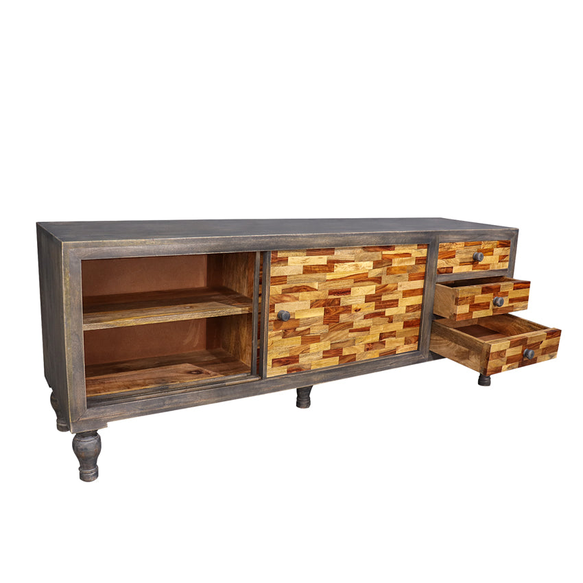 Frediano Solid Wood TV Unit - Fabuliv
