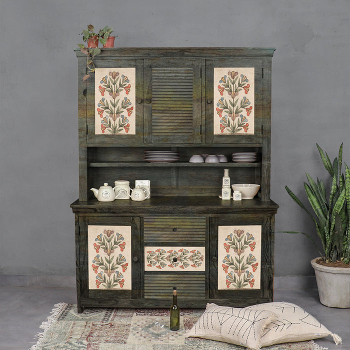 Cynthia Solid Wood Buffet & Sideboard Cabinet - Fabuliv