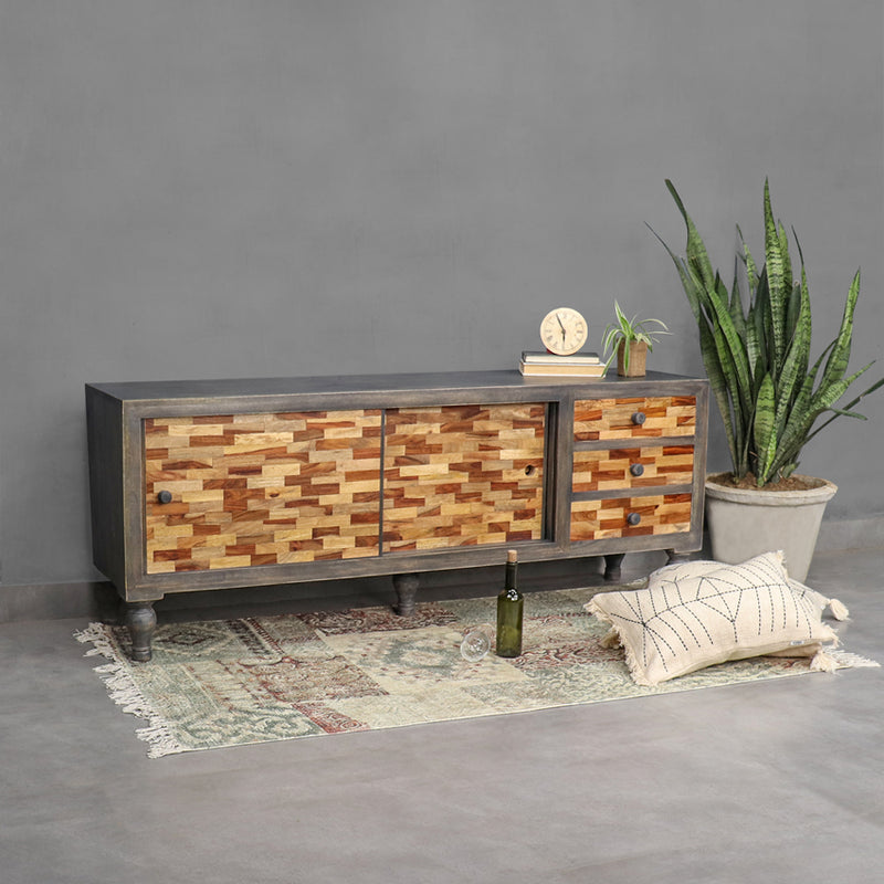 Frediano Solid Wood TV Unit - Fabuliv