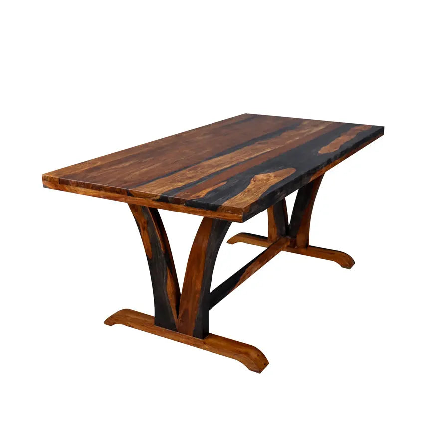 Mathis Solid Wood Six Seater Dining Table