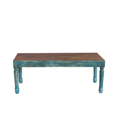 Oliver Rustic Blue Dining Set with Regular Size Table