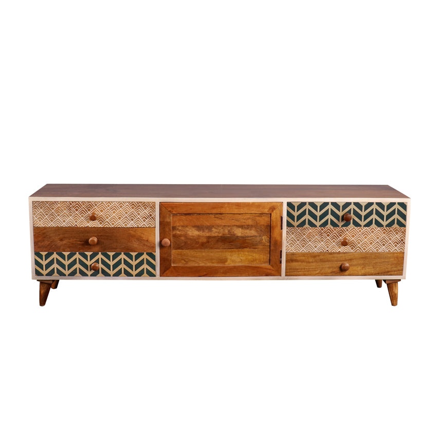 Grace Solid Wood TV Unit - Fabuliv