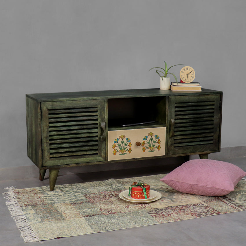 Cynthia Hand Painted TV Unit