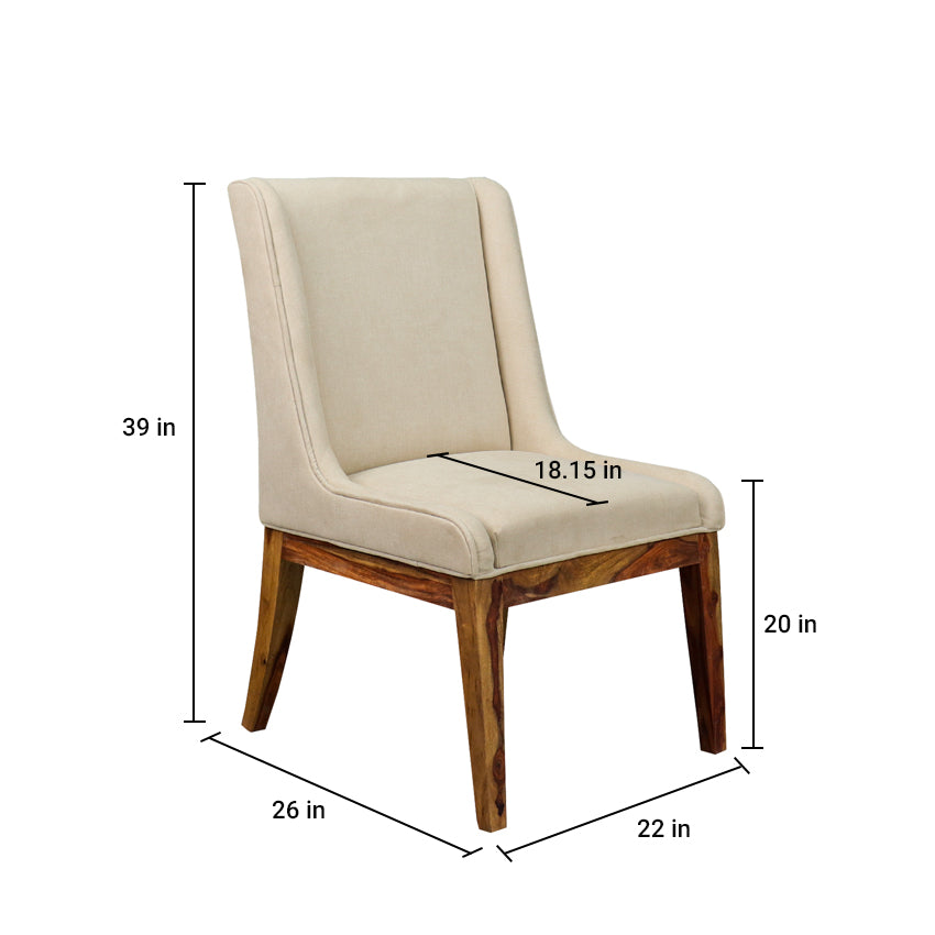 Enrico Solid Wood Dining Chair