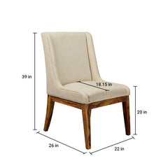 Enrico Solid Wood Dining Chair
