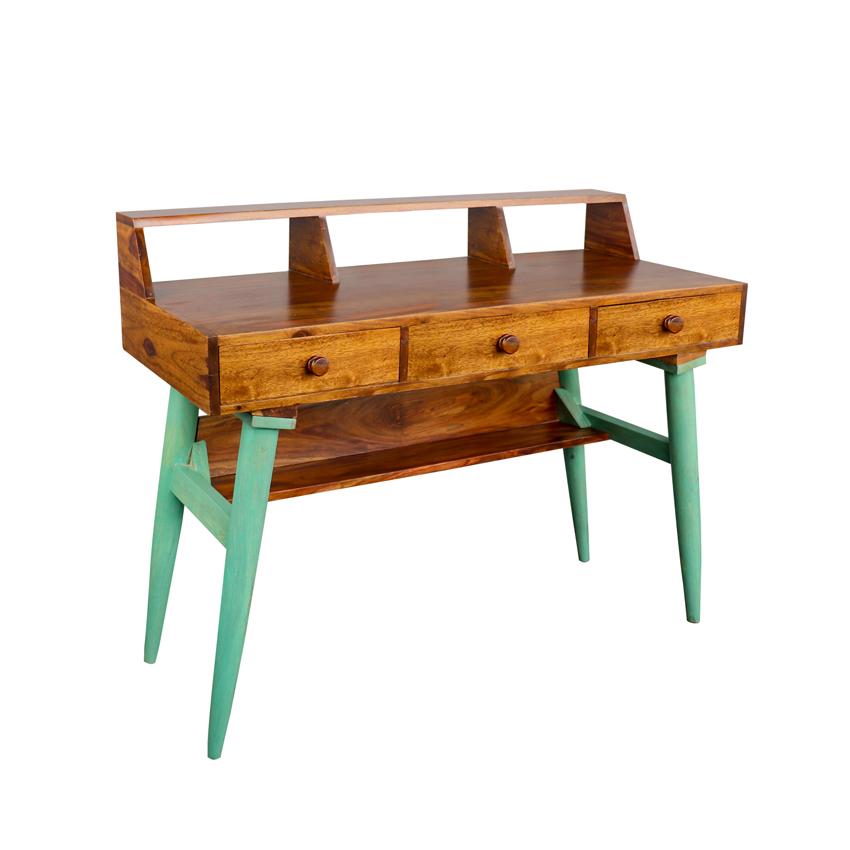 Study Table in Vintage Green