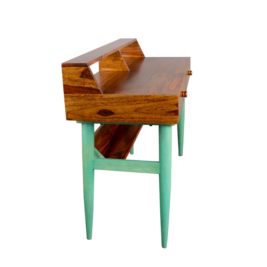 Study Table in Vintage Green