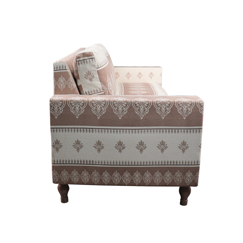 Alfeo Large One Seater Sofa with Hand Printed Upholstery