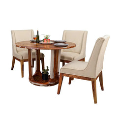 Efisio Solid Wood Four Seater Dining Set