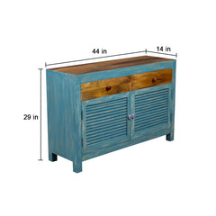 Oliver Rustin Blue Cabinet - Fabuliv