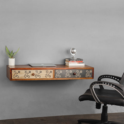 Floating Study Table Fixing Table Amy Floating Study Table - Space-Saving & Stylish Design – Fabuliv