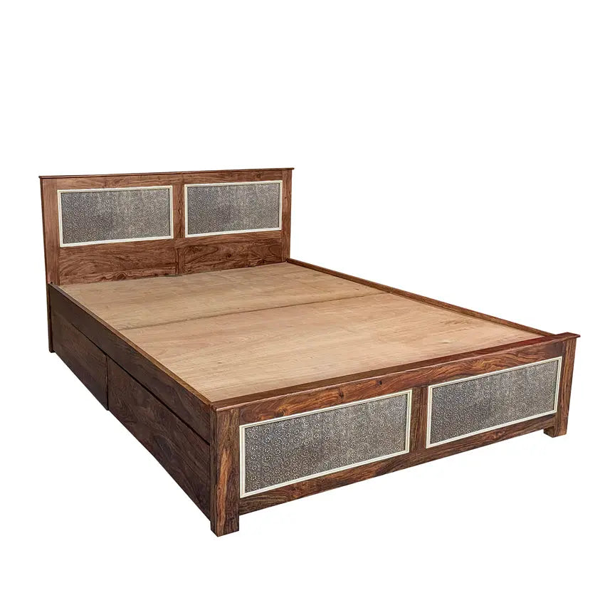 Bed with Drawers Storage