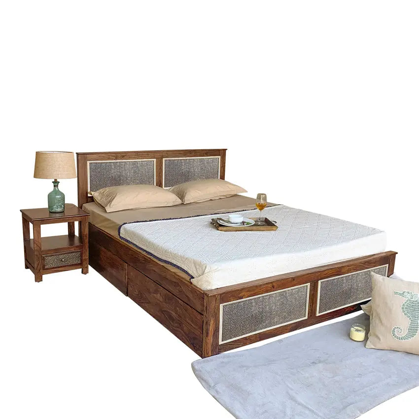 Sheesham Wood Bed