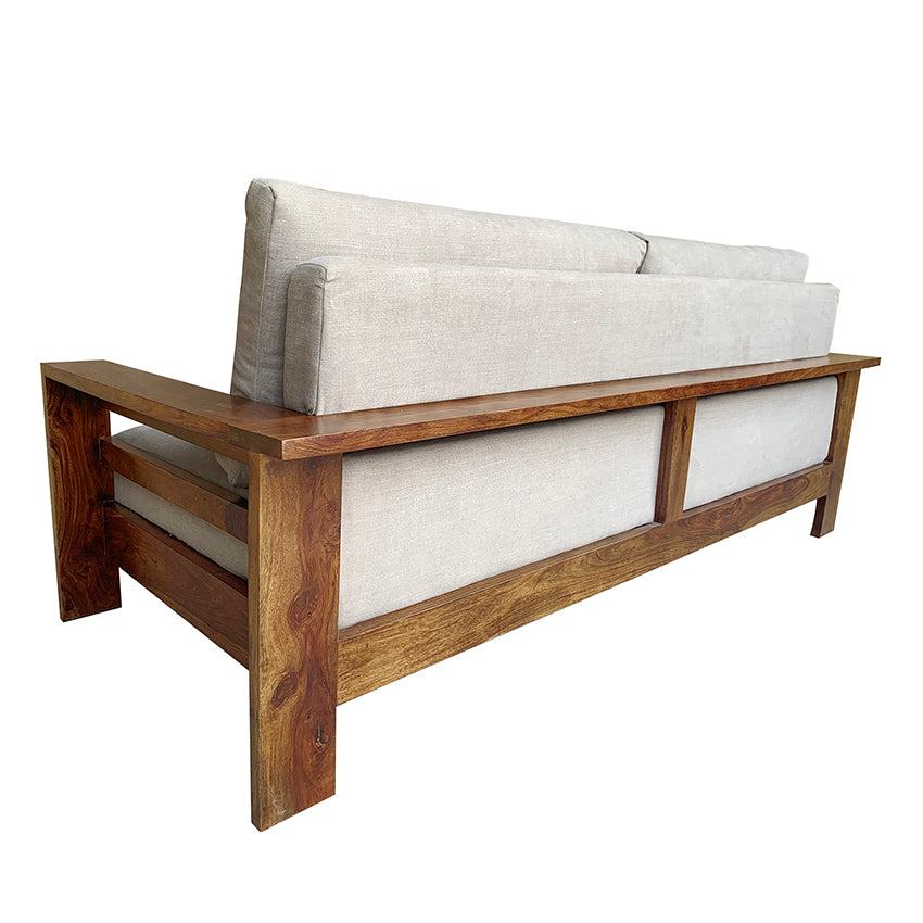 Trissino Solid Wood Three Seater Sofa