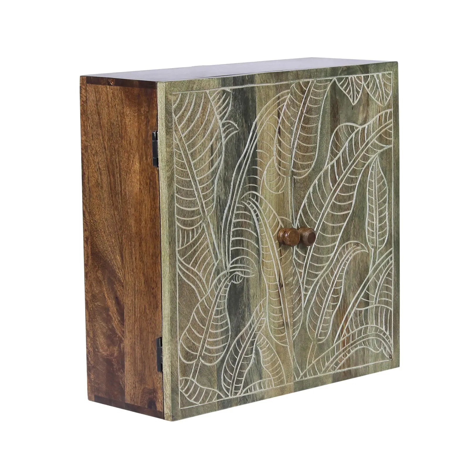Hand Carved Vintage Wall Shelf - Fabuliv