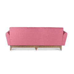 David Solid Wood Hand Carved Three Seater Sofa