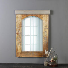 Leonor Solid Wood Wall Mirror
