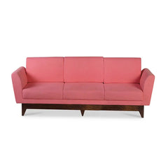 Lennard Solid Wood Three Seater Sofa