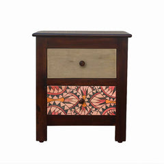 Wood Bedside Table