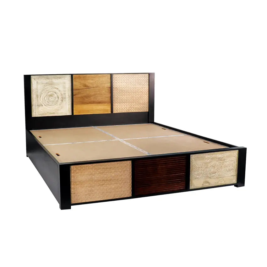 Black Beauty Double Bed - Fabuliv