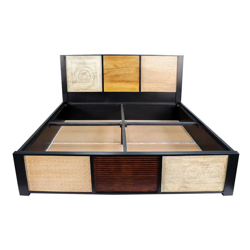 Black Beauty Double Bed - Fabuliv