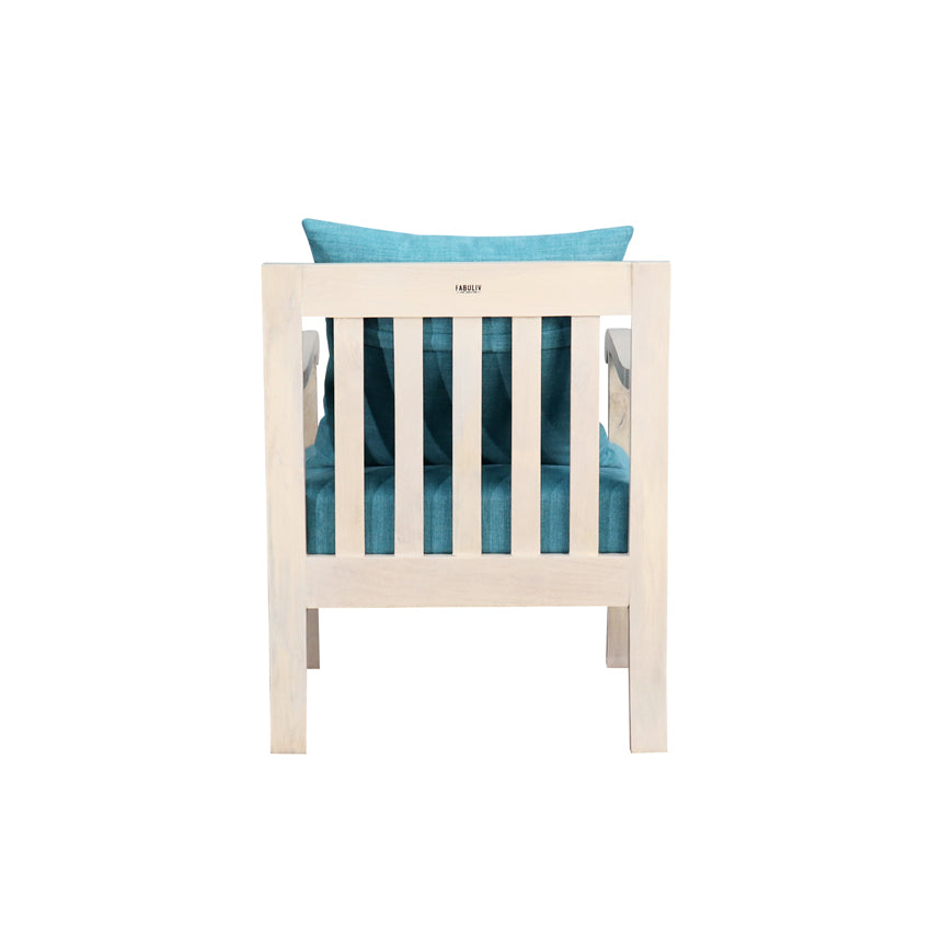 Breezy Blue Single Seater Sofa