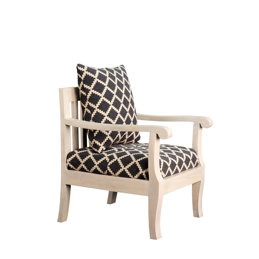 Moroccan coal Single seater Sofa
