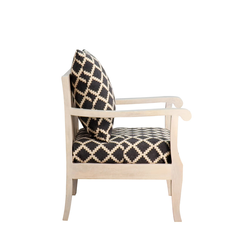 Moroccan coal Single seater Sofa