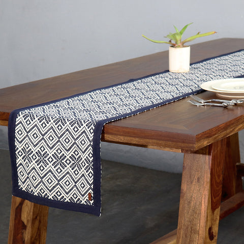Indigo handwoven runner Table mats