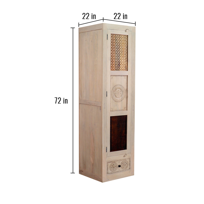 Door Wardrobe with Wheel Castor