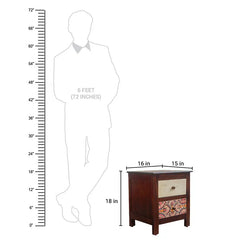 Solid Wood Bedside Table